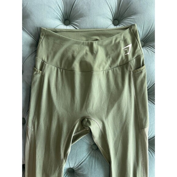 Gymshark Leggings Womens Green Large - Picture 3 of 9